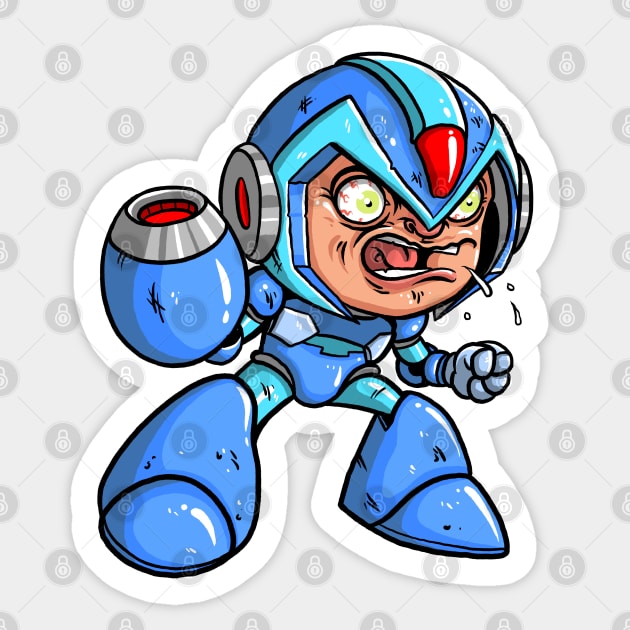 Mega Man Sticker by itsbillmain